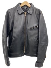 画像：レザージャケット・ブルゾン/36/レザー/BLK