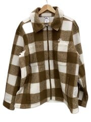 画像：ジャケット/L/ポリエステル/BRW/チェック/HV1422-133