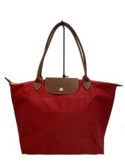 画像：トートバッグ/ナイロン/RED/無地/1899089545