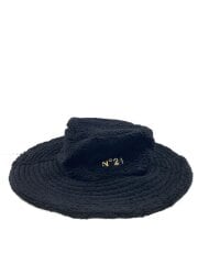 画像：バケットハット/L/ポリエステル/BLK/無地/レディース