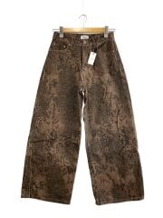 画像：Leopard All-Over Pants/ワイドパンツ/M/コットン/BRW/25FW-TALP16