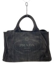 画像：カナパ/ハンドバッグ/キャンバス/BLK