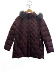 画像：ロングダウンジャケット/L/ポリエステル/BRD/P819-75F