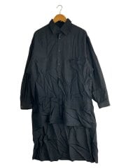 画像：18SS/Cupro Staff Shirt/長袖シャツ/3/--/BLK/HW-B08-212//