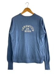 画像：21AW/Cashmere Logo Knit Pu/FREE/カシミア/BLU/20-080-560-0116-3-0//