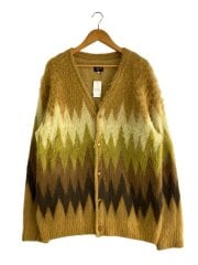 画像：22AW Mohair Cardigan Zigzag/L/モヘア/YLW/LQ274//