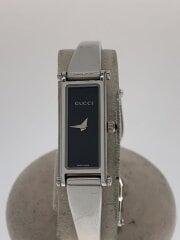 画像：クォーツ腕時計/アナログ/BLK/SLV/1500L