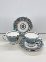 画像：FLORENTINE TURQUOISE/カップ&ソーサー(リーシェイプ)/2客