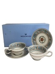 画像：FLORENTINE TURQUOISE/カップ&ソーサー(ピオニー)/2客