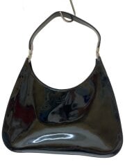 画像：ショルダーバッグ/エナメル/BLK/ブラック