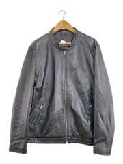 画像：レザージャケット・ブルゾン/--/羊革/ブラック/ラムレザー