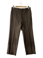 画像：スラックスパンツ/--/--/BRW/無地