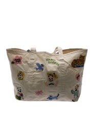 画像：OSAMU GOODS/トートバッグ/キャンバス/BEG/総柄//