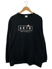 画像：長袖Tシャツ/XL/コットン/BLK