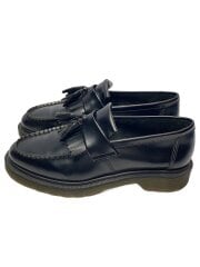 画像：ローファー/UK8/BLK/レザー/タッセルローファー