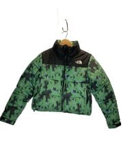 画像：ダウンジャケット/M/ポリエステル/GRN/総柄/NF0A55AR