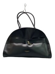 画像：Mint PIADA Boston Bag/レザー/BLK/無地