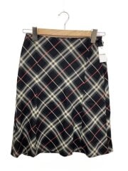 画像：スカート/36/ウール/BLK/チェック