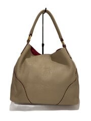 画像：ショルダーバッグ/レザー/GRY/無地