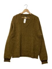 画像：ニット・セーター(厚手)/--/ウール/YLW/無地