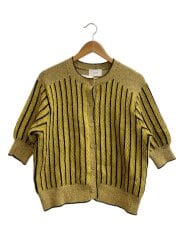画像：21AW/VINTAGE MOM KNIT/2/ポリエステル/YLW/ストライプ/11106-1052//