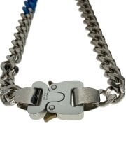 画像：キズ・色剥げ有/COLORED LINKS BUCKLE NECKLACE/21-9938