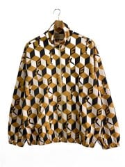 画像：ラビット柄/トラックジャケット/ジャケット/S/ポリエステル/YLW/総柄/714464