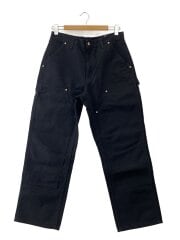 画像：ダブルニーペインターパンツ/LOOSE FIT/ボトム/32/コットン/BLK/B01-M//