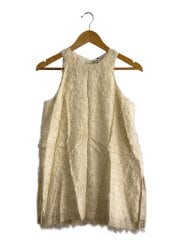 画像：FEATHER RIBBON NOSLEEVE TOPS/ノースリーブカットソー/1/レーヨン/17122-4012//
