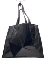 画像：トートバッグ/牛革/BLK/JJ-K 205/角スレ有///