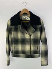 画像：ジャケット/XS/ウール/GRY/チェック