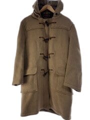 画像：ダッフルコート/38/ウール/BEG/無地