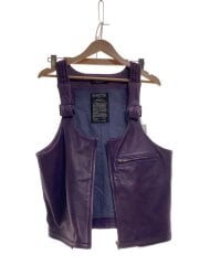 画像：ベスト/4/レザー/PUP/無地