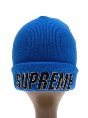 画像：ニットキャップ/--/アクリル/BLU/メンズ