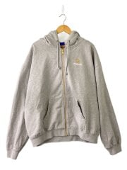 画像：ジップパーカー/XXL/コットン/GRY/LS260501/GOLD L LOGO ZIP HOODIE