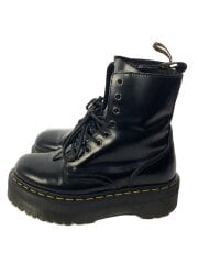 画像：レースアップブーツ/US6/BLK/レザー