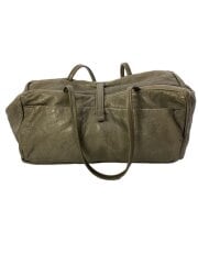 画像：les basiques/SOFT TOTE/レザー/GRY/無地