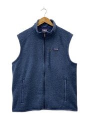 画像：ベターセーター フリースベスト/ブルー/25881SP18