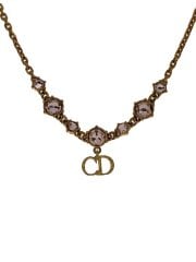 画像：ネックレス/--/ラインストーン/GLD/トップ有/レディース