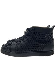 画像：LOUIS FLAT CALF SPIKES ハイカットスニーカー/44/BLK/レザー