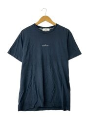 画像：バックロゴ クルーネック Tシャツ/L/コットン/ブラック/81152NS81//