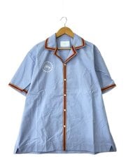 画像：BB WORM -UP SHIRT 半袖シャツ/XL/コットン/ブルー/WMS-24SS3-007//