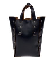 画像：エンダースキーマ/assemble hand bag tall トートバッグ/レザー/ブラック//
