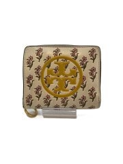 画像：2つ折り財布/レザー/CRM/総柄/レディース/金具擦れ有