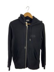 画像：パーカー/S/コットン/BLK/S-GIRK-HOOD-ZIP-OVAL