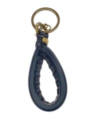 画像：キーホルダー/レザー/BLK/メンズ