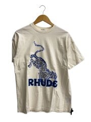 画像：Tシャツ/S/コットン/WHT