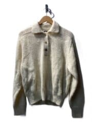 画像：ニットポロ/ニット・セーター(厚手)/2/モヘア/IVO/BN-24FL-050