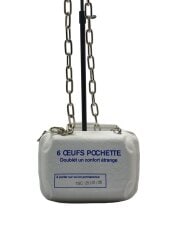 画像：6-EGG PACK POUCH/ショルダーバッグ/--/WHT/無地/26SS78BG81