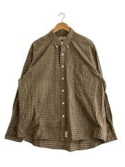 画像：TWILL PLAID BIG BD SHIRT/XL/コットン/KHK/チェック/SD24F-SH02//